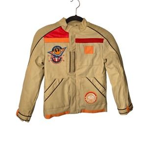 Disney Star Wars XWing Squadron Resistance Finn Pilot Faux Leather Coat 7/8